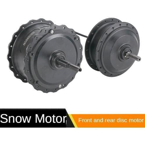 48V 500W Snow Bike Motor Brushless DC Wheel Hub Bicycle ATV Motor