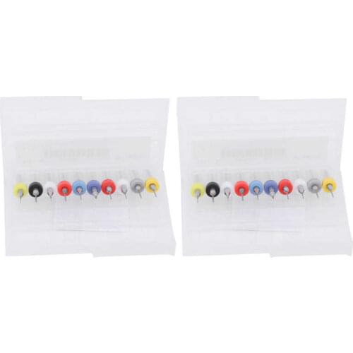 20Pcs Micro Drill Bit Set Alloy Circuit Board Mini Fixed Shank 0.1mm-1mm Accessories Circuit Board Mini Fixed Drill Bit