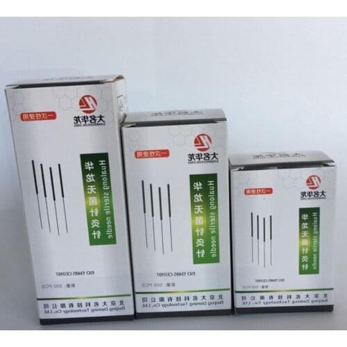 New 5000pcs/10box Hualong Disposable Acupuncture Needle 10 needle one tube