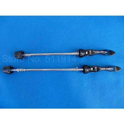 New Front & Rear Skewer Set QUICK RELEASE SKEWERS Moubntain Bike MTB Black Color