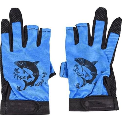 1 to 3 fingerless fishing gloves breathable quick-drying non-slip fishing gloves winter fishing unisex gloves