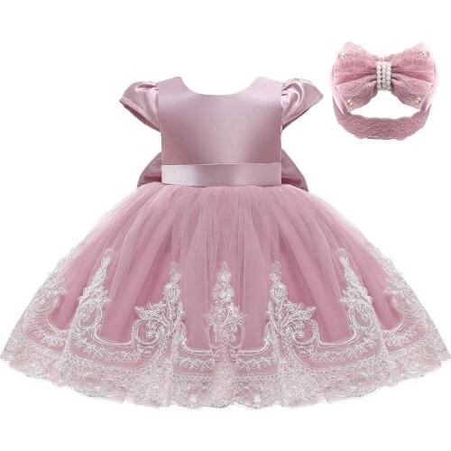 Infant Dresses Girl 1st Birthday Dress For Baby Girl Toddler Girl Christening Gown Clothes Newborn Baptism Dress For Baby Girls