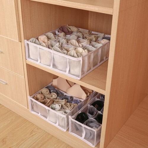 Foldable Drawer Organizer Closet Organizer For Underwear Socks Home Cabinet Divider Storage Box Storage Organizer for clothes