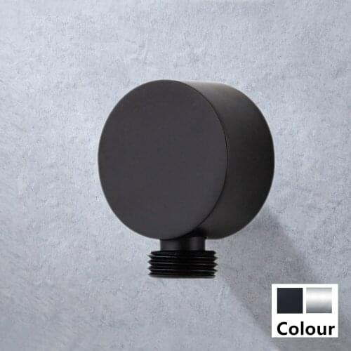 Shower Head Connector Shower Accessories Round Bathroom B Wall Mounted Connector Brass Body Bracket for Bathroom