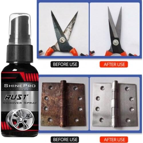 Car Rust Remover Spray Metal Paint Car Maintenance Iron Powder Cleaning Rust Remover Multi-Purpose ShinePro Rst Remouver Spray