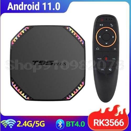 T95Plus RK3566 Android 11.0 TV BOX G52 2EE 4GB/8GB 32G/64G 2.4G/5.8G WiFi 8KHD H.265 BT4.0 Media Player Set top Box T95 PLUS