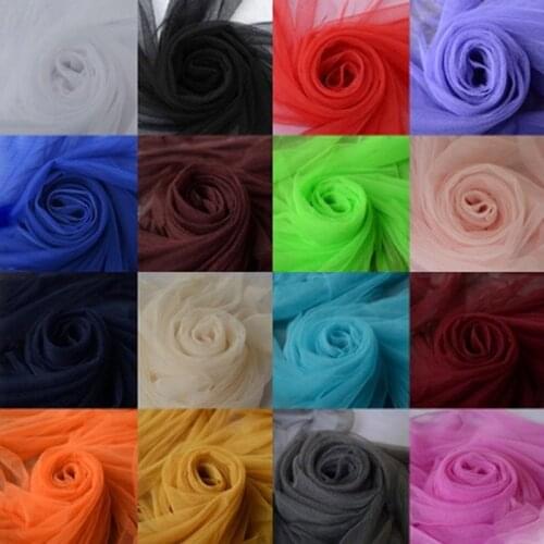 Eyelet Soft voile Fabric for Mosquito tulle fro wedding dress plain voile tulle hom e textile hand sewing mash 160CM Width