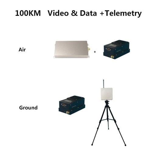 100 KM long range Video & Data and telemetry for UAV