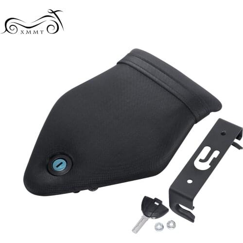 Motorcycle Rear Passenger Seat Back Pad Pillion With Key Lock For BMW S1000RR 2009-2017