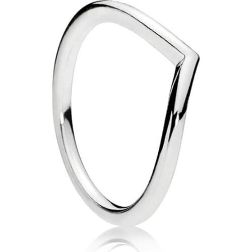 100% 925 Sterling Silver Beaded Wish Stackable Finger Pan Ring For Women Fashion Brand Jewelry Gift