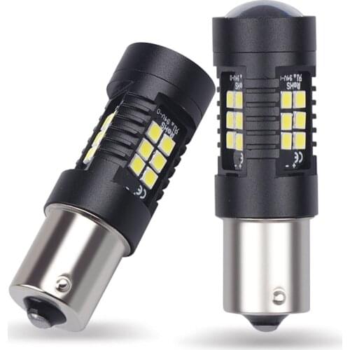 10-50Pcs 1156 BA15S P21W LED BAU15S PY21W BAY15D LED Bulb 1157 P21/5W R5W 3030 21SMD S25 Auto Lamp Bulbs Car LED Light 12V - 24V