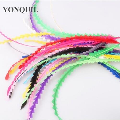 10 Colors 25-30CM Loose Coque Rooster Tail Feather Long Shaped Feathers For DIY Fascinator Hair Accessories Cocktail Hats OF1552