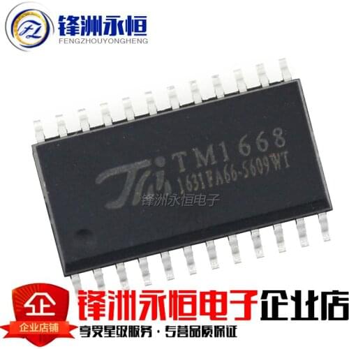 10pcs/lot TM1668 1668 SOP-24 In Stock