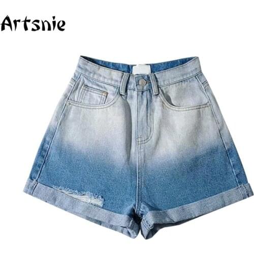 Женские джинсовые шорты Artsnie China At AliExpress
