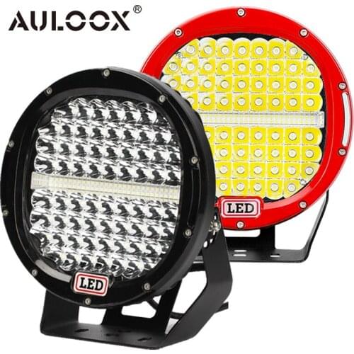 AULOOX 9" Inch Led Work Light 378W Off Road Flood Spot Lamp Led Light Bar 12V 24V For 4x4 Trucks SUV ATV Boat Offroad Excavator