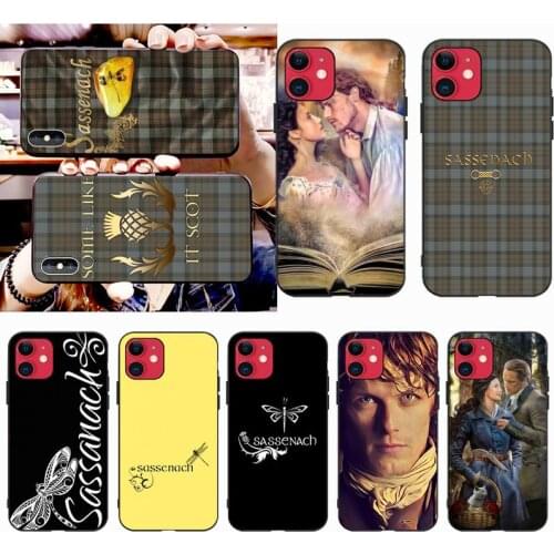 OUTLANDER TV Jamie Fraser Sassenach Dragonfly Phone Case for iphone 12 pro max 11 pro XS MAX 8 7 6 6S Plus X 5S SE 2020 XR case