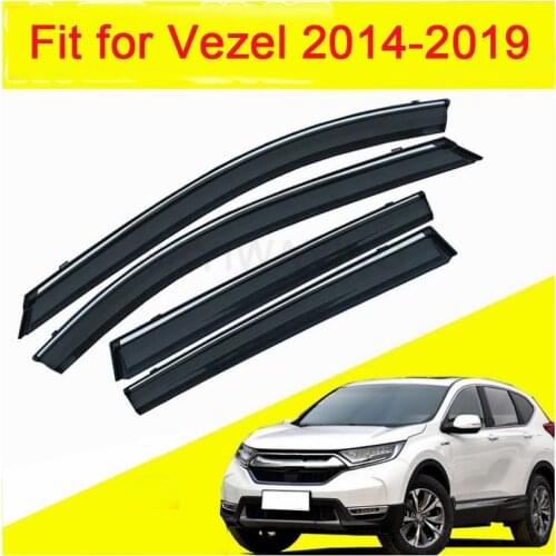 For Honda HRV HR-V Vezel 2014-2019 2020 sunvisor sun visors Wind Visor Rain/Sun Guard Vent 4pcs