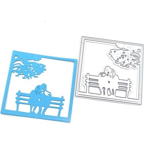 Julyarts Lover Tree Frame Metal Dies Natal DIY Cutting Dies Photo Album Scrapbook Cards Embossing Paper