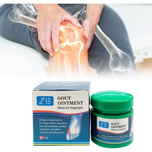 20g Gout Ointment Gouty Chronic Arthritis Pain Relief Ointment Gout Cream Back Fingers Toes Joint Pain Orthopedics Plasters