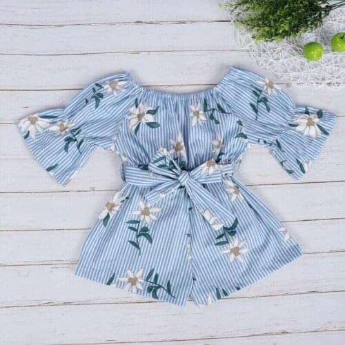 Cute Newborn Infant Baby Girl Floral Romper Bodysuit Jumpsuit Outfit Clothes