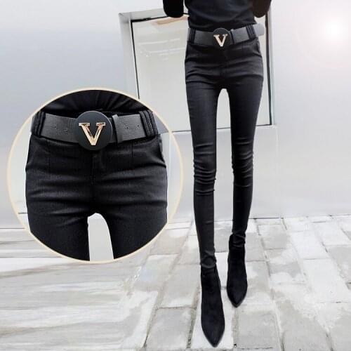 Fashion Sexy leggings women pants plus size high waist black leggings women elastic Skinny pencil pants Office lady trousers