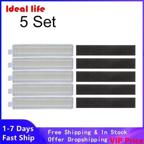 Filter Band Sponges Kit For ECOVACS DEEBOT OZMO Slim 10,11 Vacuum Cleaner Absolute Replacement Parts Household Cleaning Tool
