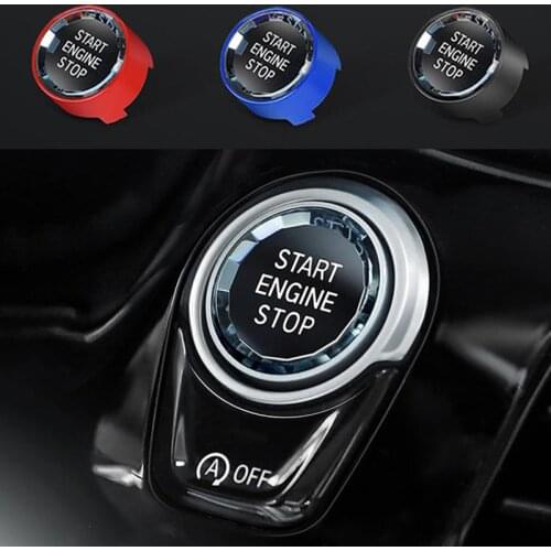 Car Engine Start Stop Switch Button Stickers For BMW F30 F10 G30 F20 F34 F15 F16 F25 F48 G01 G02 G32 G38 G08 G11 G12 Accessories