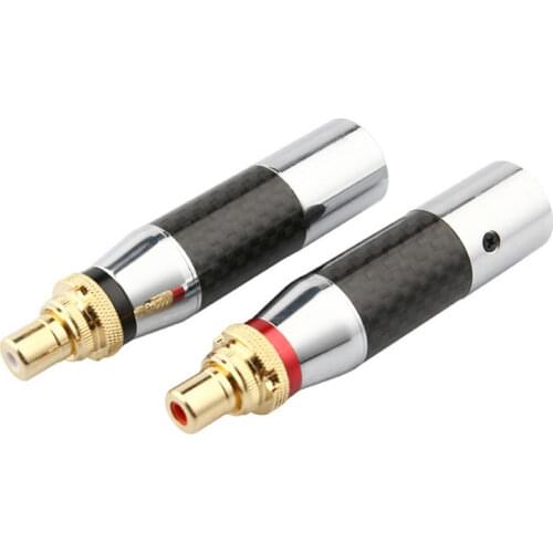 XLR To RCA Adapter 3 Pin Male Female Connectors Audio Jack Converter Can DIY Make Microphone Audio Cannon Cable Gold Plated