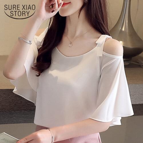 SURE XIAO STORY Off Shoulder Blouses