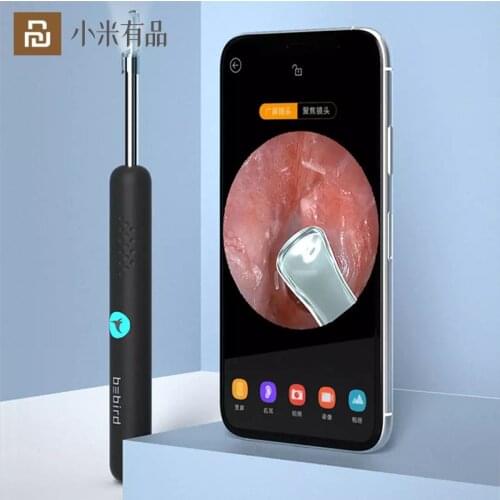 Youpin Smart Visual Ear Stick picker rod wireless Endoscope with Searchlight In-Ear Cleaning Ear Spoon Otoscope