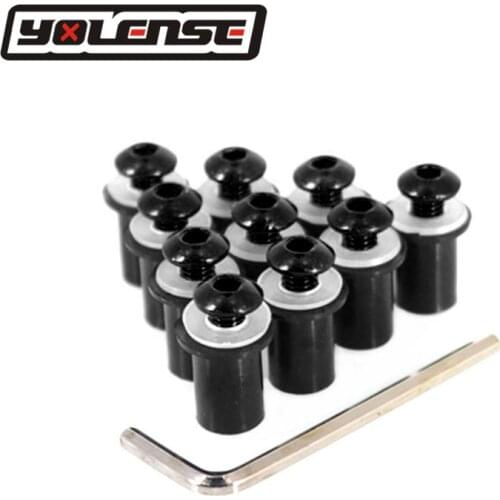 Universal 10PCS M5 5mm Windscreen Windshield Bolts Screw Kits For Honda FJS400 FJS600 NC700S NC700C NC700D NC750S NC750X