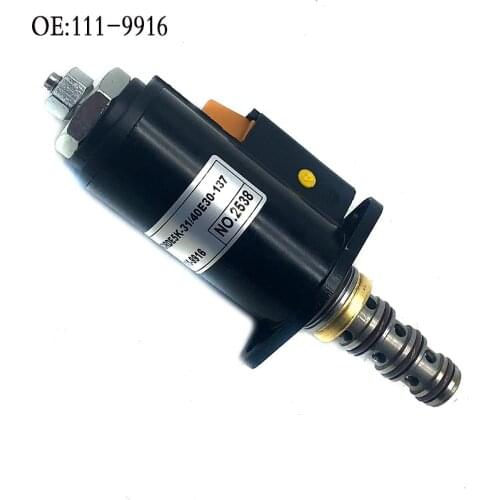 High-quality solenoid valve 111-9916 for Caterpillar E320B/E320C/E320D hydraulic pump solenoid valve (yellow dot) 1119916