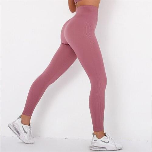 Female Pants High Waist Leggings Quick Dry Yoga Pants Seamless Breathable Leggings Solid Color Trousers Outdoor Casual Leggings