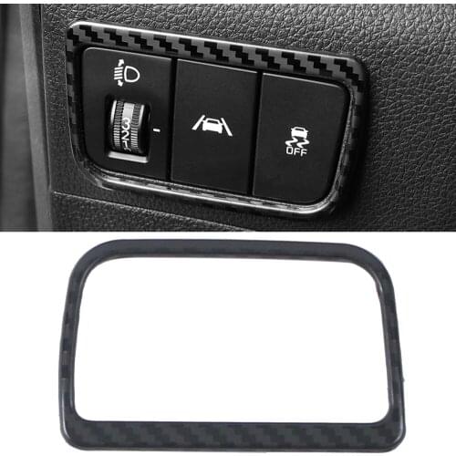 Car Accessories for Kia K5 Optima 2020 2021 Stainless Steel Interior Head Light Switch Control Cover Trim 1pc