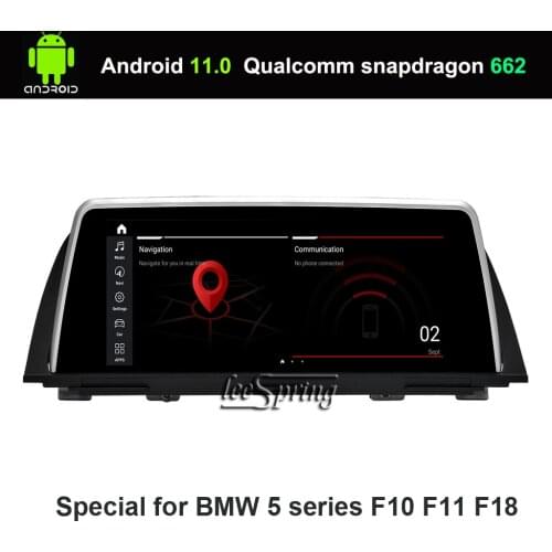 10.25" 8-Core Android 11 Car multimedia Player for BMW 5 Series F10 F11 F18 (2011-2016 CIC NBT option)