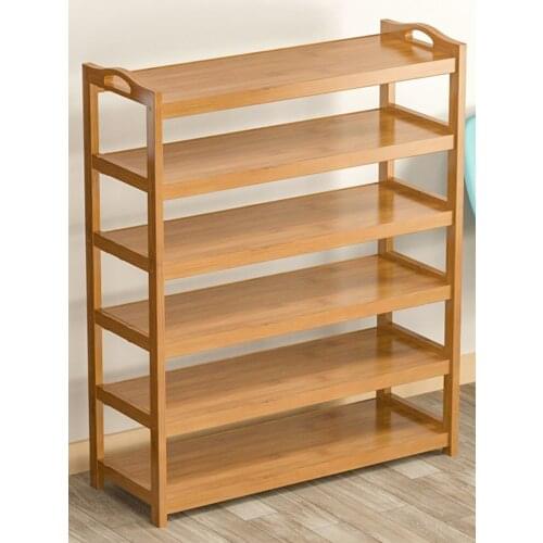 Bamboo Shoe Rack Simple Door Home Indoor Economical Shoe Cabinet Wooden Shoe Rack Beautiful Storage Rack Multi-Layer