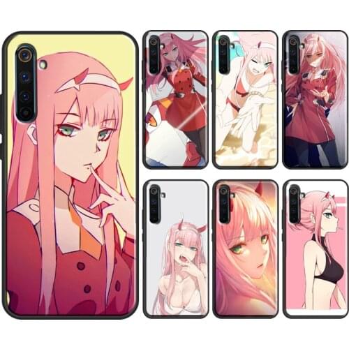 Zero Two Darling in the Franxx For OnePlus 9 Pro 8 7T 8T Nord Case For OPPO Realme 8 Pro X2 6 7 Pro GT Neo C3 C21 Cover