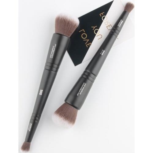 1 piece Double ended multitasker face concealer 202 Foundation Makeup brushes halo dye Make up brush mine powder