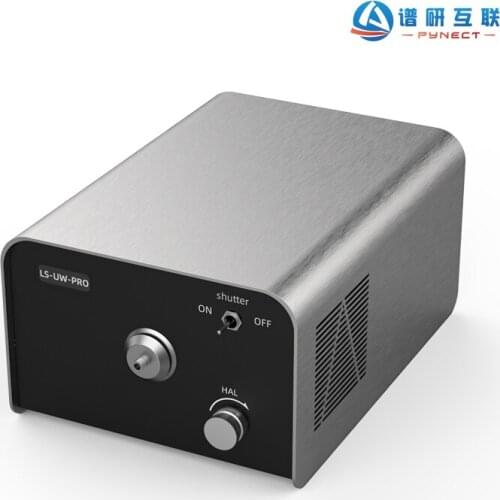 Optical fiber spectrum halogen lamp LED purple light compensation light source color transmittance measurement 380-3000nm