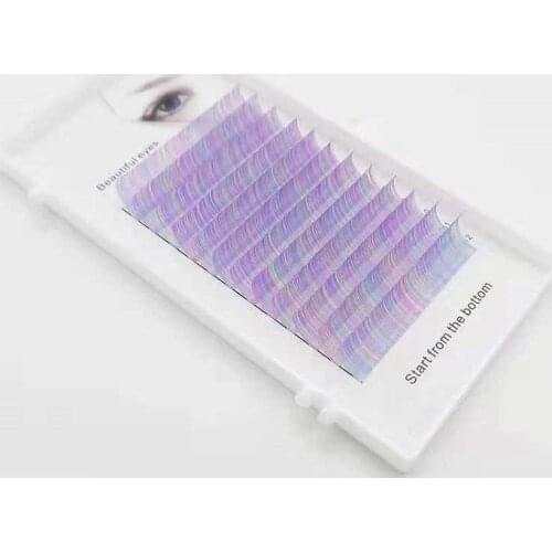 DEEP EYES C/D curls 0.07/0.1 8/15mm false eyelashes rainbow color eyelashes personality color eyelashes false eyelash extension