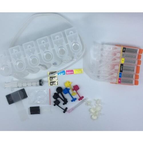 YOTAT 6color PGI-150 CISS ink cartridge PGI-150 CLI-151 for Canon PIXMA PIXMA MG6310 MG7110 iP8710 MG7510 MG6610 MG5610 printer