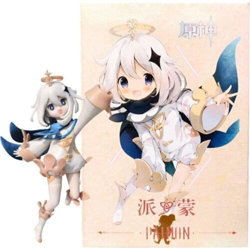 8.5CM PVC Genshin Impact Paimon Anime Figure Cute Figurine Manga Collectible Model Doll Toys With Original Box