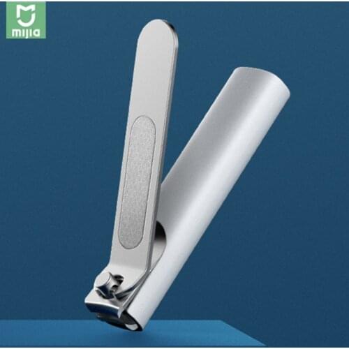 Original XIAOMI Mijia Stainless Steel Nail Clipper Cutter Anti-splash cover Cleaner Fingernail Toenail Manicure Pedicure