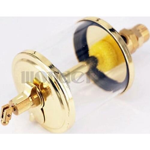 3/8" BSP Male x 2-1/2" Outer Diameter Brass Sight Gravity Drip Feed Oiler Lubricator Oil Cup For Hit Miss Engine
