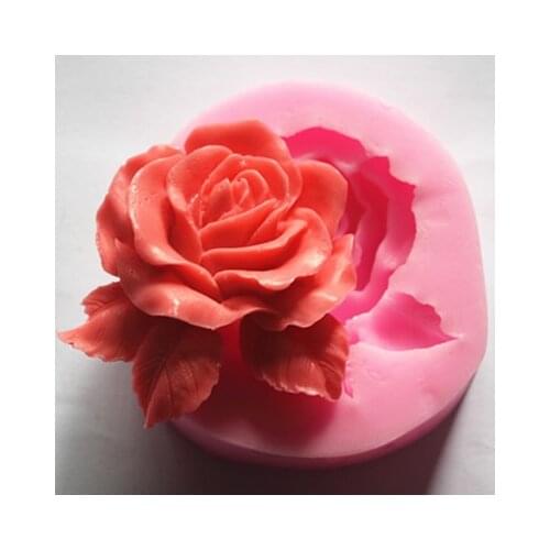 Handmade soap/silicone mold/soap mold/silicone soap mold/rose
