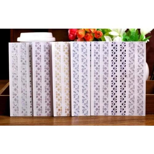 5 Colors (1 Lot=390 Pcs Corner Stickers) PVC Glitter Transparent Corner Stickers Photos Props Decor Photo Album DIY