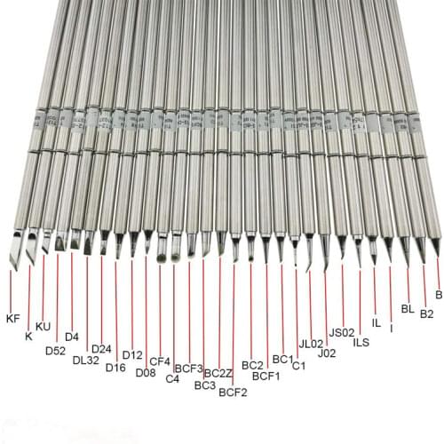 T12 Series Soldering Iron Tips for HAKKO T12 Handle LED vibration switch Temperature Controller FX951 FX-952