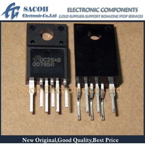 Free Shipping 10Pcs FSQ0765RQ FSQ0765RS FSQ0765R Q0765R KA5Q0765RT 5Q0765R TO-220F-6 Power Switch