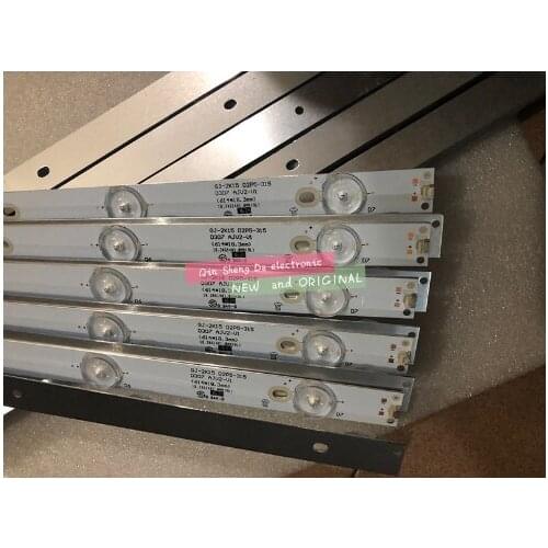 ORIGINAL LED backlight strips GJ-2K15 D2P5 -315 3V 7LED 614MM aluminum