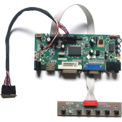 For B140XW01/B140XW02/B140XW03 screen 40-Pin VGA+DVI LED 60Hz LVDS 1366*768 M.NT68676 display controller board DIY kit